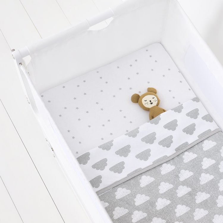 3pc Crib Bedding Set – Cloud Nine