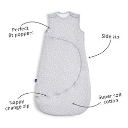 SnuzPouch Sleeping Bag – White Spots