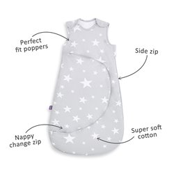 SnuzPouch Sleeping Bag – White Stars