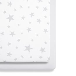 Crib 2 Pack Fitted Sheets - Stars