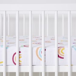 Cot & Cot Bed 2 Pack Fitted Sheet – Colour Rainbow