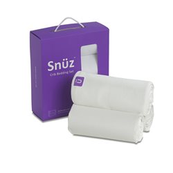 SnuzPod Crib Bedding Set White