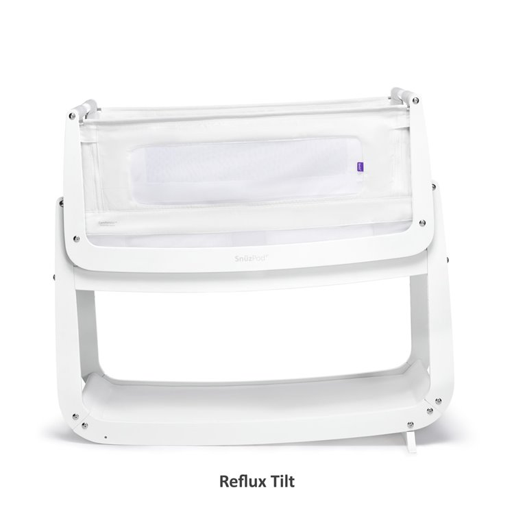 SnuzPod4 Bedside Crib Complete Bundle White