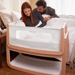 SnuzPod4 Bedside Crib Starter Bundle Natural