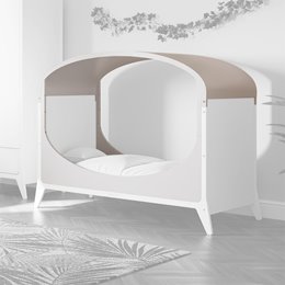 SnuzFino Cot Bed Toddler Kit - White