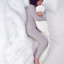 SnuzCurve Pregnancy Support Pillow - White 
