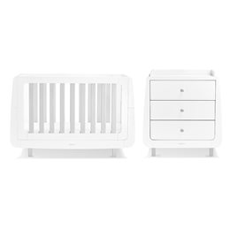 SnuzKot Mode 2 Piece Nursery Furniture Set Grey (SAVE £50)