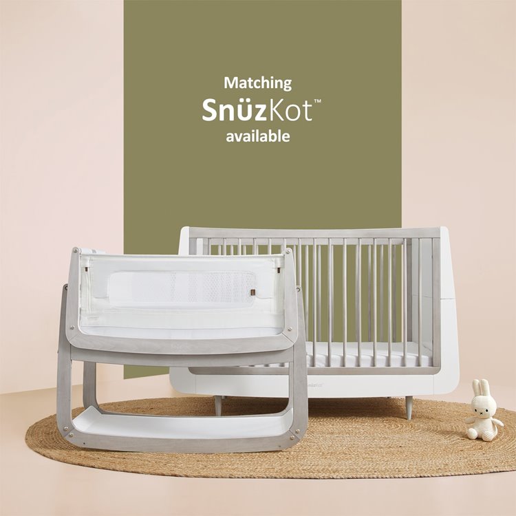 SnuzPod4 Bedside Crib The Natural Edit 'Silver Birch'