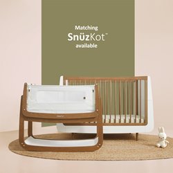 SnuzPod4  Bedside Crib The Natural Edit  'Walnut'