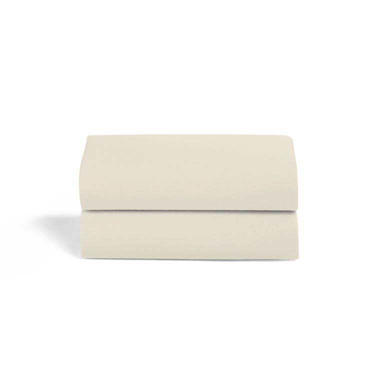 Crib 2 Pack Fitted Sheets - Linen