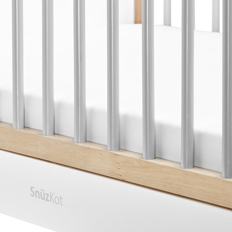 SnuzKot Skandi 2 Piece Nursery Furniture Set Grey (SAVE £50)