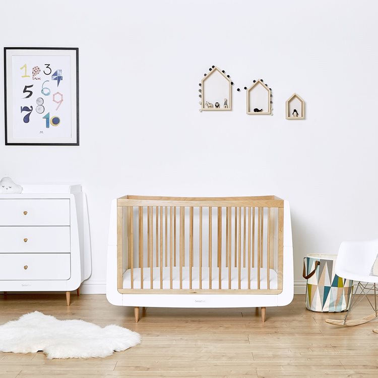 SnuzKot Skandi 2 Piece Nursery Furniture Set Natural (SAVE £50)