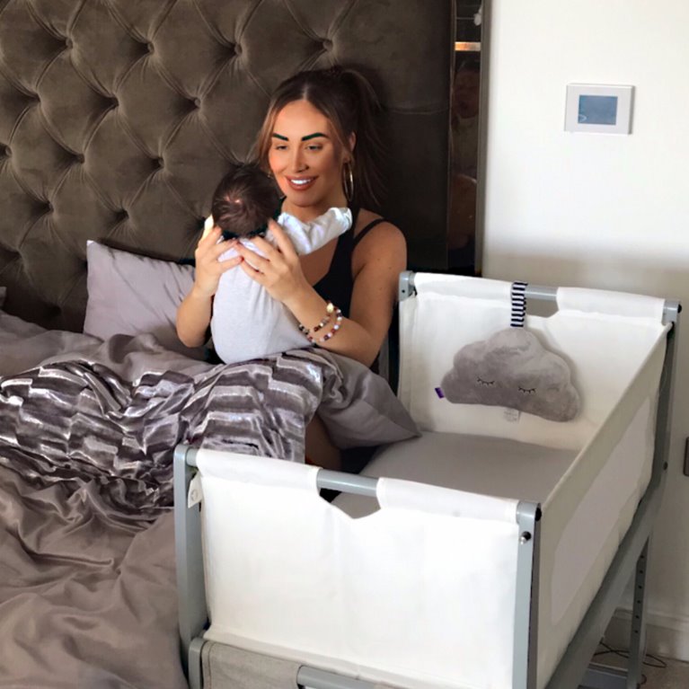 Lauryn Goodman Welcomes ‘Miracle Baby’ with SnuzPod