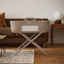 SnuzBaskit Mocha Moses Basket & Mocha Stand