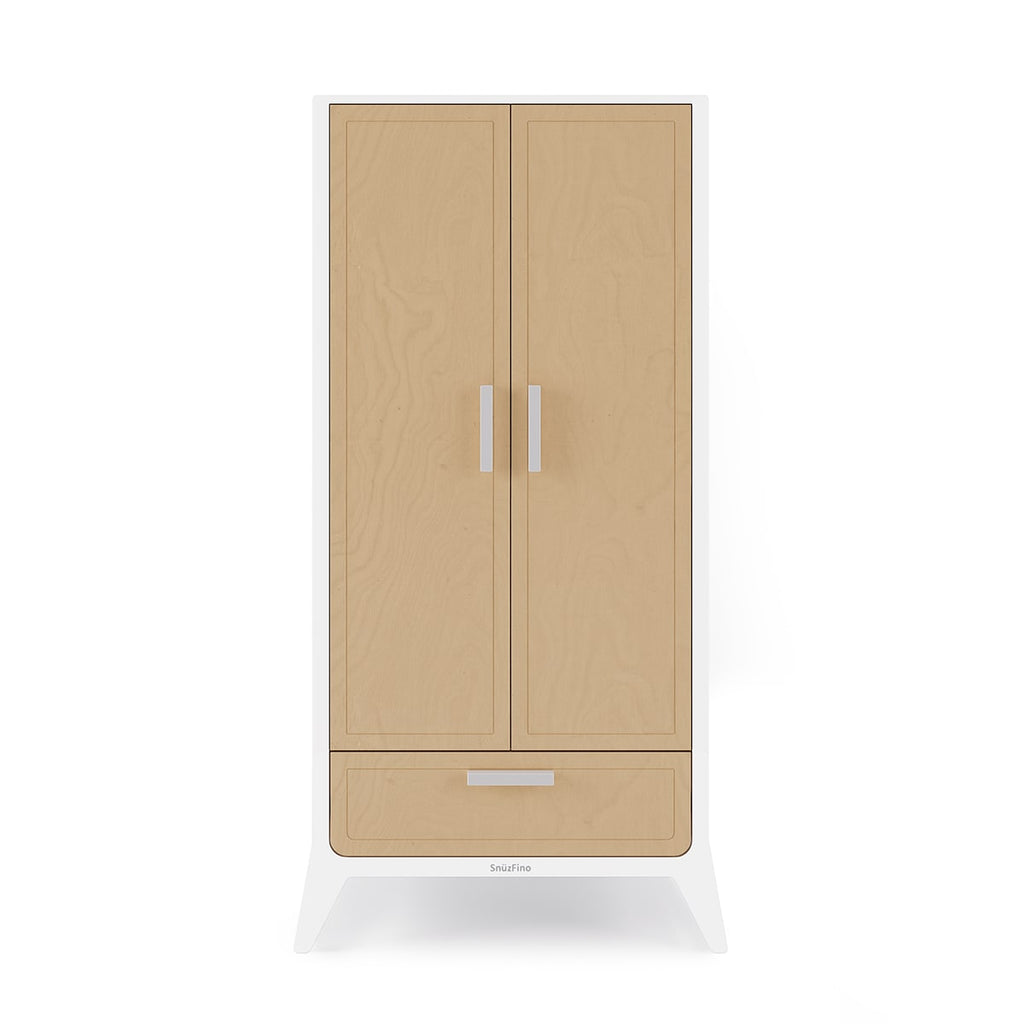 SnuzFino 3 Piece Nursery Furniture Set – White Natural