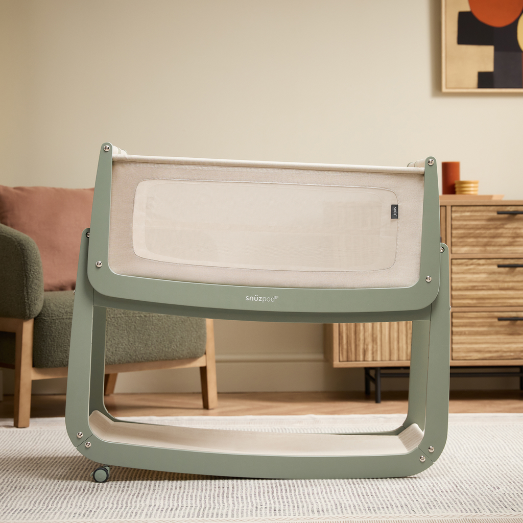 SnuzPod5 Bedside Crib Sage