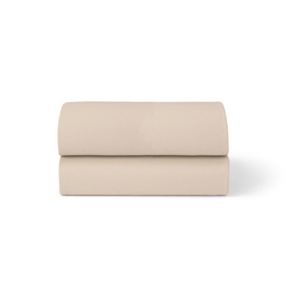 Crib 2 Pack Fitted Sheets - Cashmere