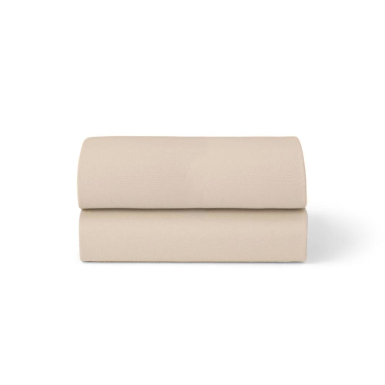 Crib 2 Pack Fitted Sheets - Cashmere