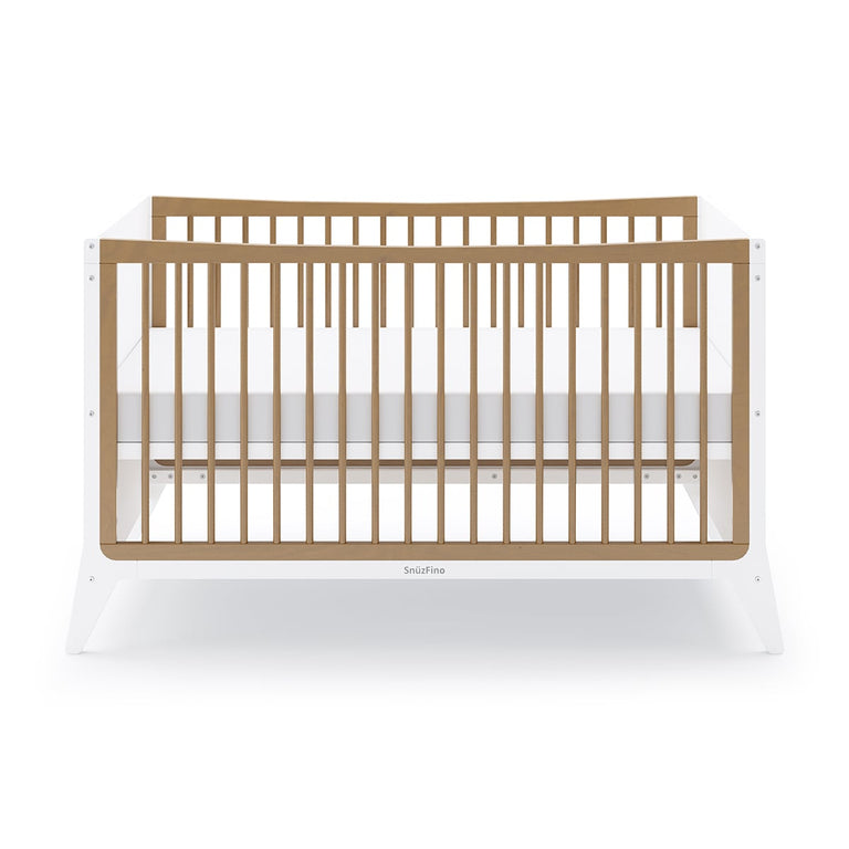 SnuzFino Cot Bed - White Natural
