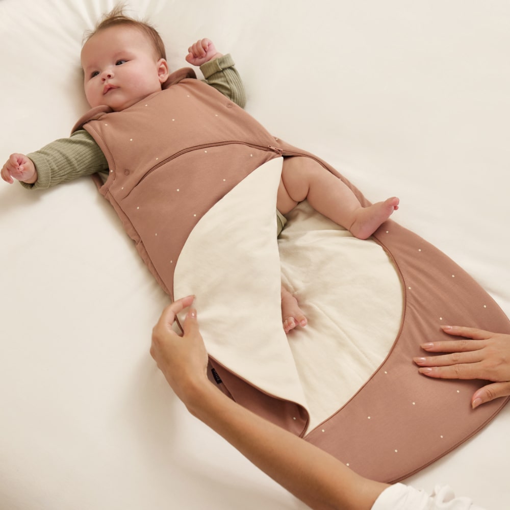 SnuzPouch Sleeping Bag – Blush Dot