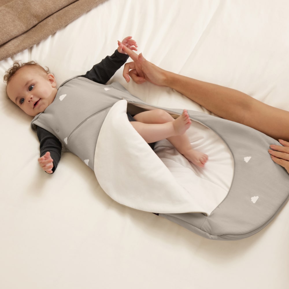 SnuzPouch Sleeping Bag – Grey Cloud ‐ Snuz