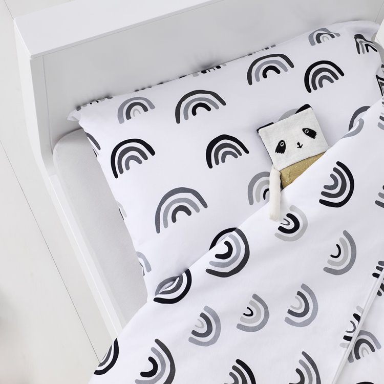 Duvet Cover & Pillowcase set – Mono Rainbow