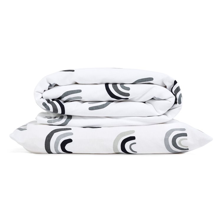 Duvet Cover & Pillowcase set – Mono Rainbow