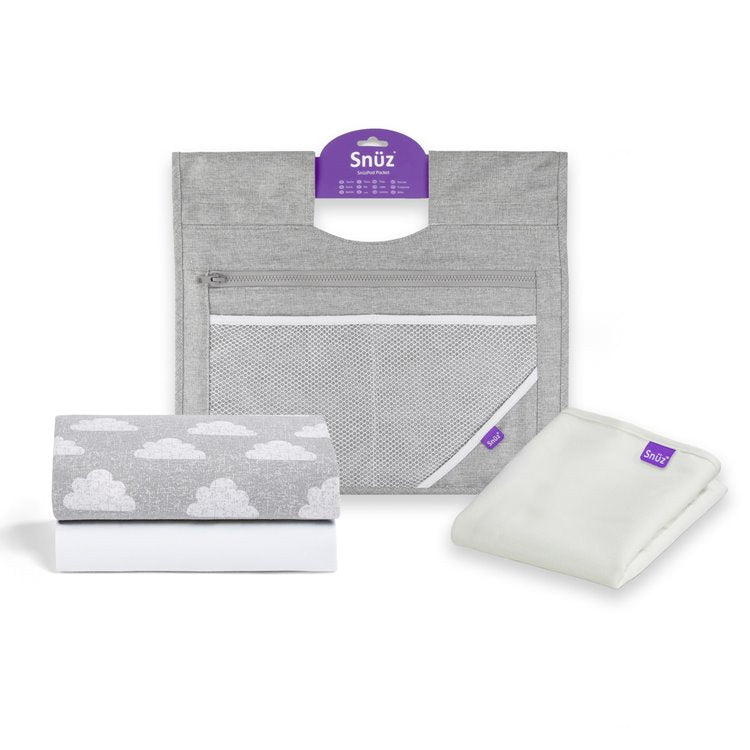 Essential Bundle Pack For SnuzPod - Grey