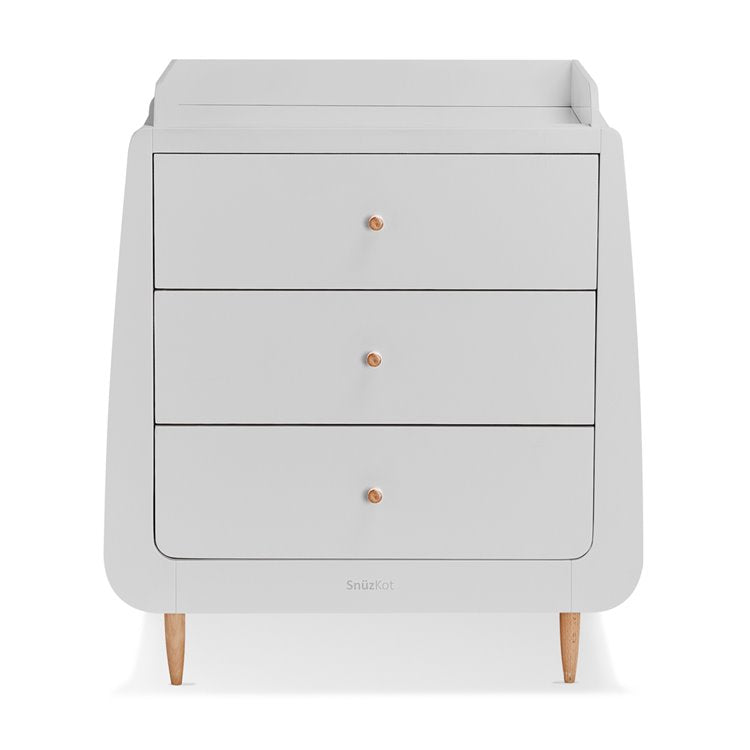 SnuzKot Haze Grey Skandi Changing Unit Natural
