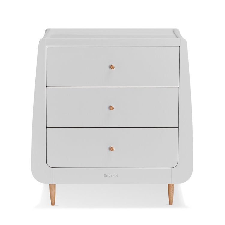SnuzKot Haze Grey Skandi Changing Unit Natural