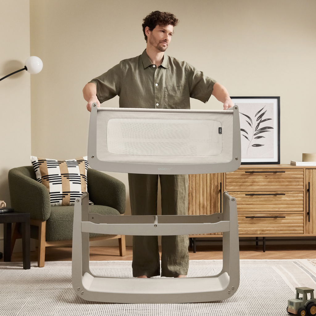 SnuzPod5 Bedside Crib Pebble