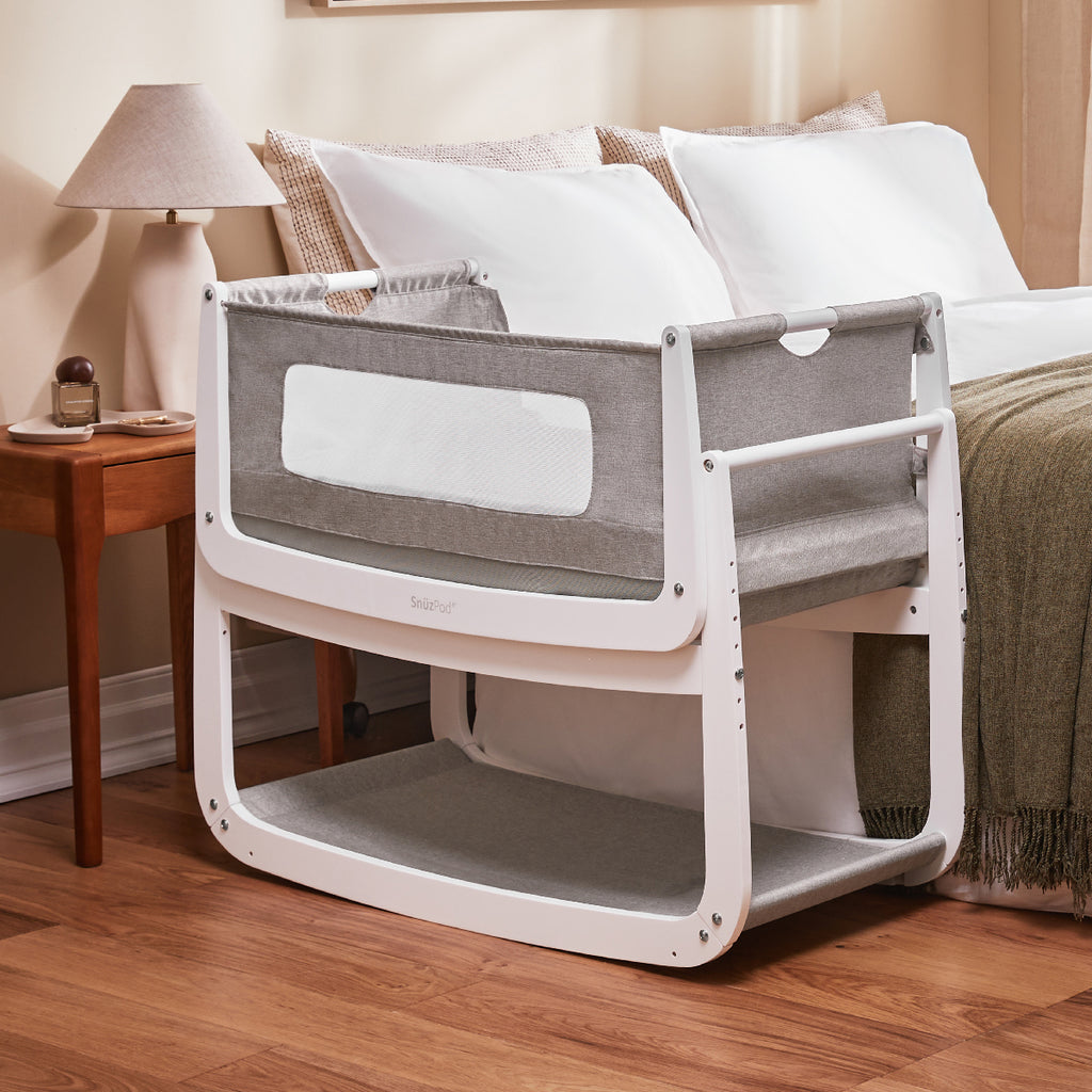 SnuzPod4 Bedside Crib Black Friday Bundle - Dusk