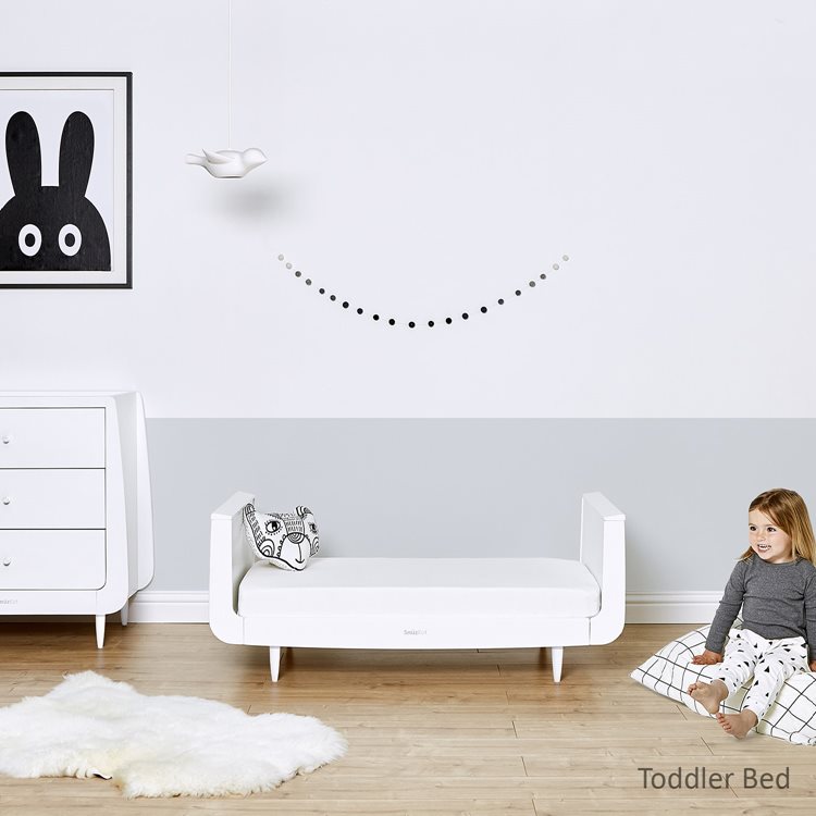 SnuzKot Skandi Cot Bed White
