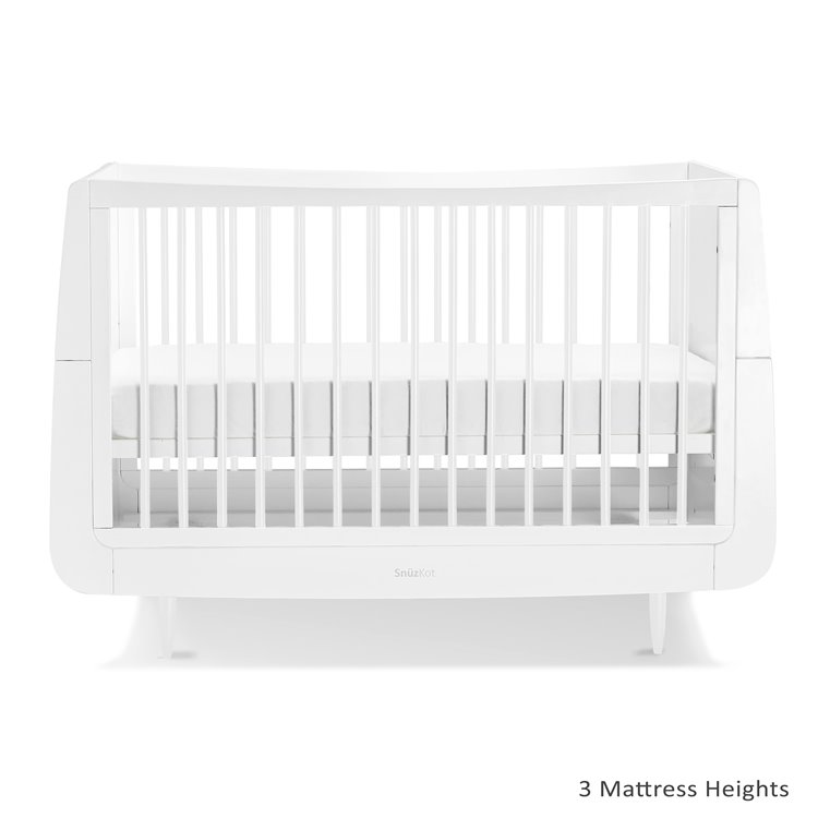 SnuzKot Skandi 3 Piece Nursery Furniture Set White