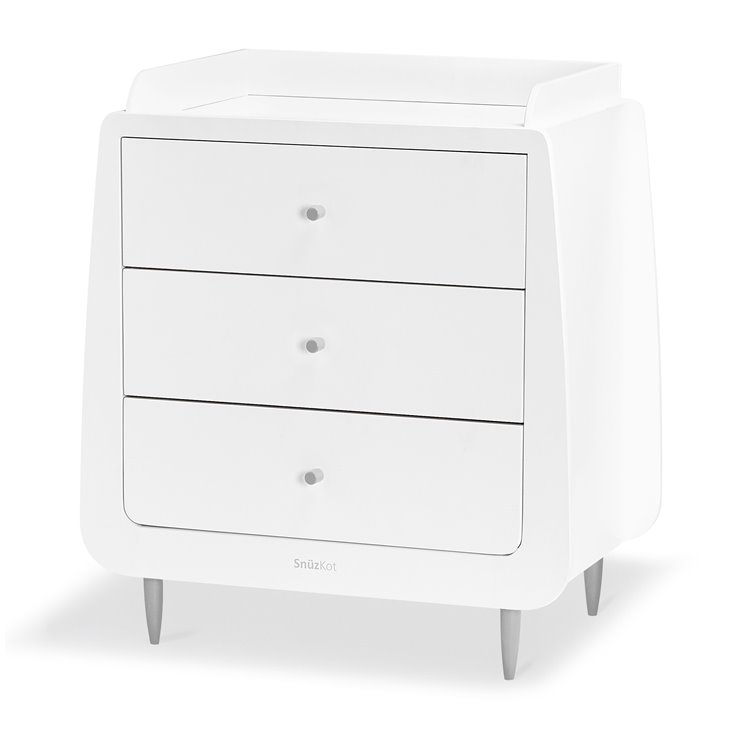 SnuzKot Skandi 3 Piece Nursery Furniture Set Grey