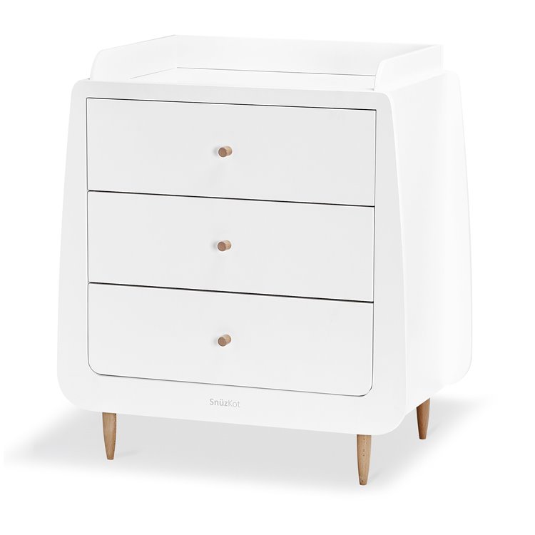 SnuzKot Skandi 3 Piece Nursery Furniture Set Natural