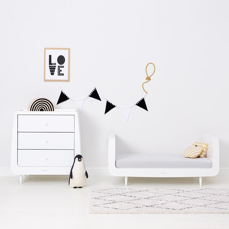 Cot & Cot Bed 2 Pack Fitted Sheet – Grey