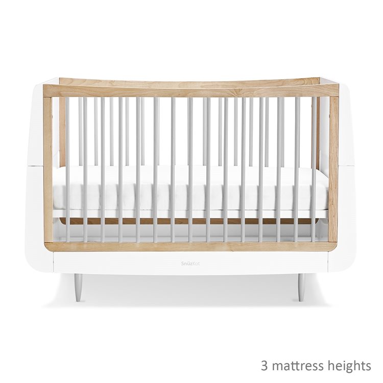 SnuzKot Skandi Cot Bed Grey