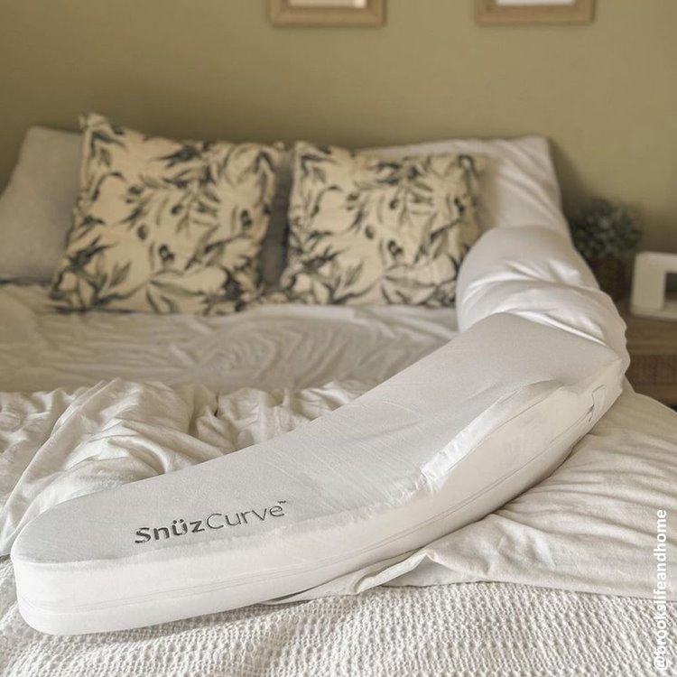 SnuzCurve Pregnancy Support Pillow - Grey
