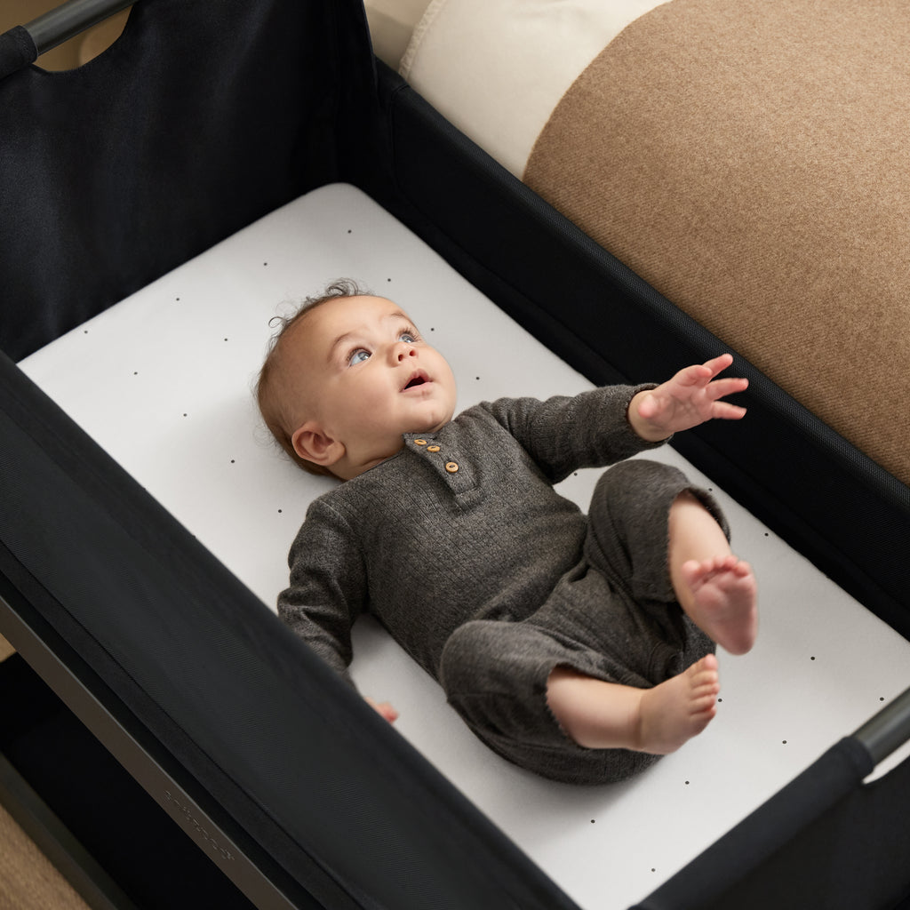 Crib 2 Pack Fitted Sheets - White / Dot