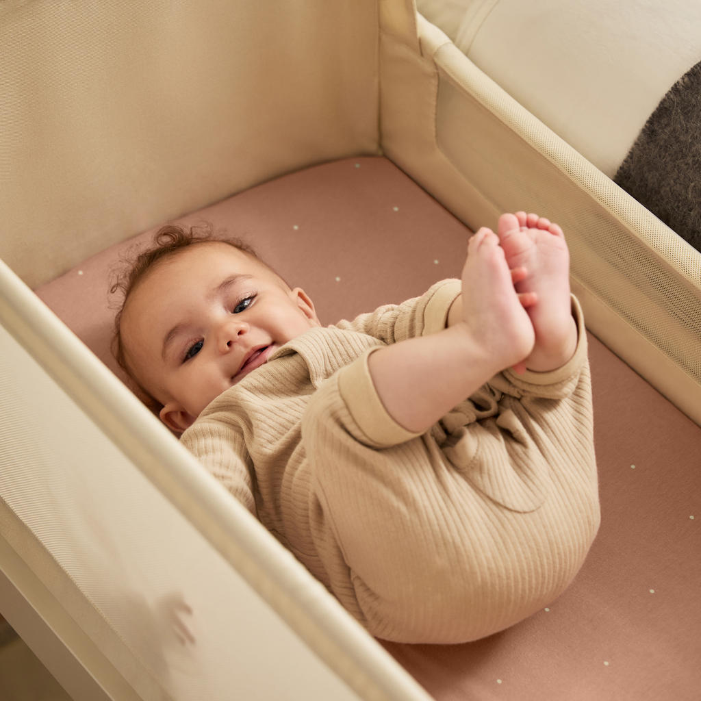 SnuzPod5 Bedside Crib Cashmere