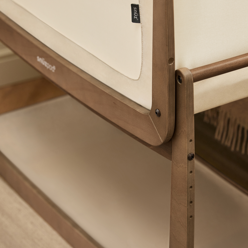 SnuzPod5 Bedside Crib Walnut