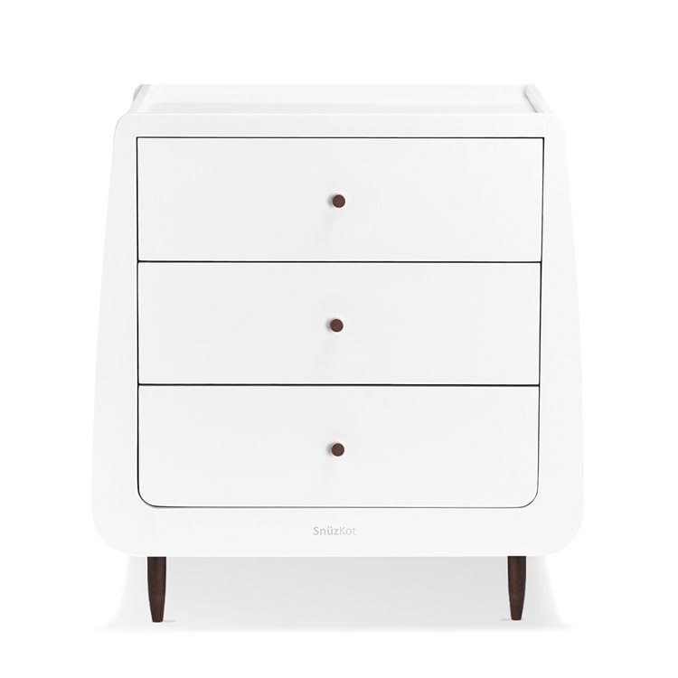 SnuzKot Skandi 2 Piece Nursery Furniture Set 'Ebony'