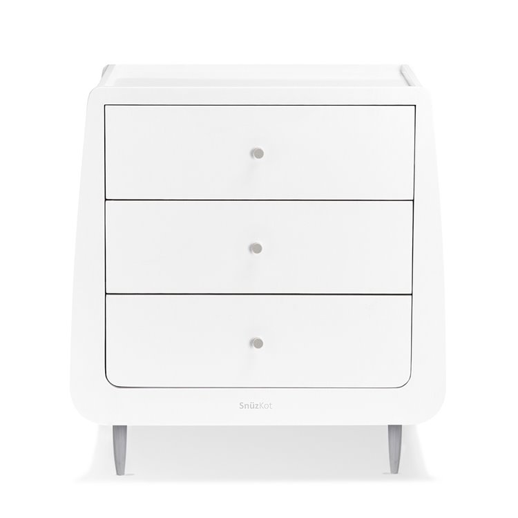 SnuzKot Skandi 2 Piece Nursery Furniture Set 'Silver Birch'