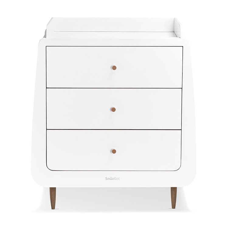 SnuzKot Skandi 2 Piece Nursery Furniture Set 'Walnut'