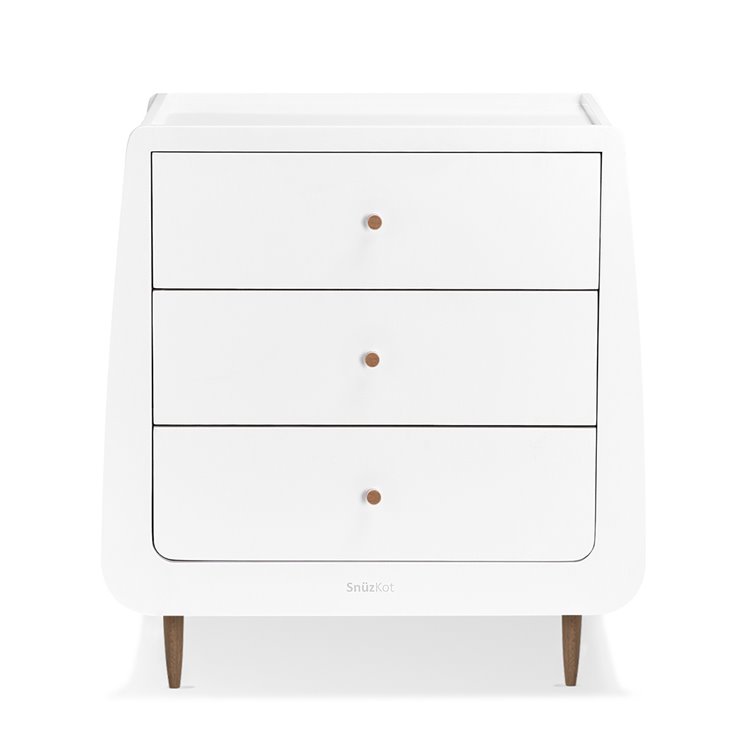 SnuzKot Skandi 2 Piece Nursery Furniture Set 'Walnut'