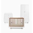 SnuzKot Skandi 3 Piece Nursery Furniture Set 'Walnut'