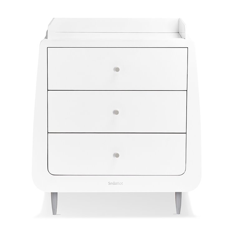 SnuzKot Skandi 3 Piece Nursery Furniture Set 'Silver Birch'