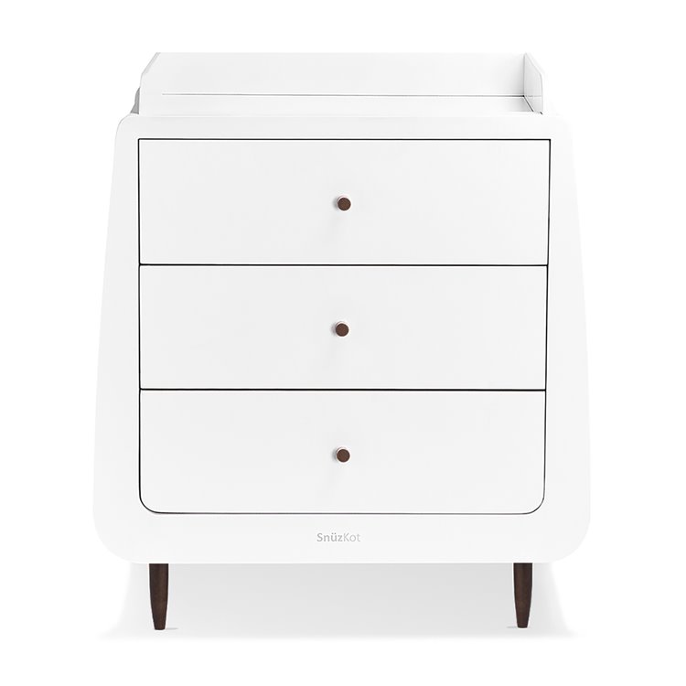 SnuzKot Skandi 3 Piece Nursery Furniture Set 'Ebony'