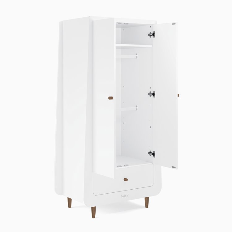 SnuzKot Skandi 3 Piece Nursery Furniture Set 'Walnut'